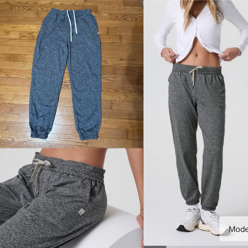 Vuori Heather Grey Long Boyfriend Jogger Sweatpants Size XS